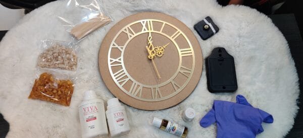 DIY Kit Clock with Stones