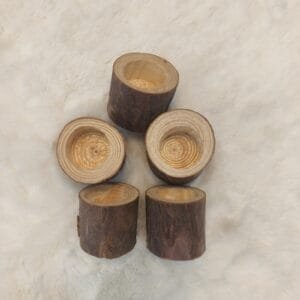 Wooden T-light Candle Holder