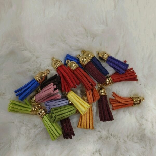 Leather tassels