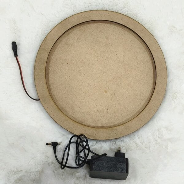 Moon Texture MDF with LED Light