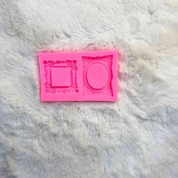 Pink 2 Cavity Frame Mould