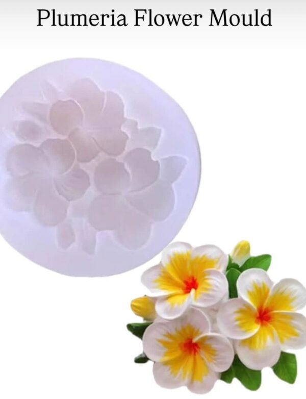 PLUMERIA FLOWER CANDLE MOULD