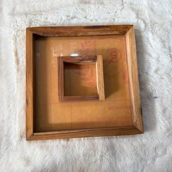 Teakwood dual frame